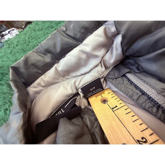 Marmot 800 Fill Down Puffer Jacket Youth S Gray Coat Full Zip Warm Bubble Hike - Picture 7 of 8